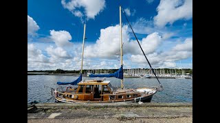 Nauticat 33 from 1973 for sale on YachtBrokerdk [upl. by Akenot]