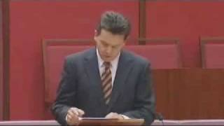 Australian Senator Nick Xenophon calls for senate inquiry into scientology pt 1 [upl. by Haissem]