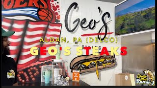 Delcos Best New Cheesesteak Spot Geos Streaks in Aldan Pa  Cheesesteak Run [upl. by Alisander887]