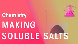 Making Soluble Salts  Acids Bases amp Alkalis  Chemistry  The Fuse School [upl. by Rocco]