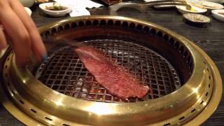 How to make Zabuton at Manpuku Tokyo BBQ in Torrance California  Travelling Foodie [upl. by Lohcin735]