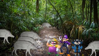 Wario Waluigi Tate amp Liza Takes A Selfie With Sounders Of Negros Warty Pig amp Dies In The Jungle [upl. by Eetsirk]