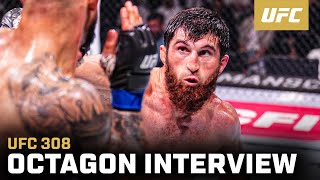 Magomed Ankalaev Octagon Interview  UFC 308 [upl. by Ailemrac861]