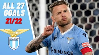 CIRO IMMOBILE All 27 Goals 2122  Perfect Striker [upl. by Ahsem659]