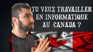 opportunités emplois en informatique canada [upl. by Salokcin]