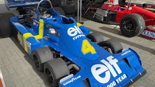 1976 Tyrrell P34 “SixWheeler”  Cosworth DFV SOUND [upl. by Streetman]