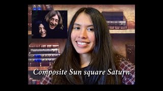 Composite Sun square Saturn example of John and Yoko [upl. by Annahsirhc836]