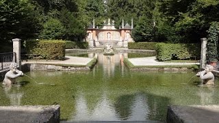 Trick fountains and the Floating Crown of Hellbrunn Palace [upl. by Norford]