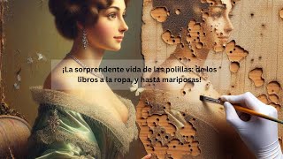 ¡La sorprendente vida de las polillas de los libros a la ropa y hasta mariposas [upl. by Akeenat996]