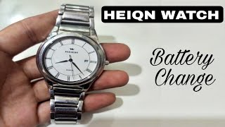 HEIQN Watch Battery Replacement  How to Change Watch Battery  Japan Movement [upl. by Dareece]