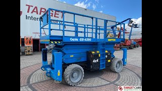 782477 GENIE GS4390 RT SCISSOR GS4390 4x4 LIFT LPG WORK LIFT 1511CM GS90D1015 2018 1032H [upl. by Acihsay381]