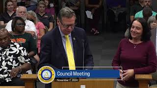 St Tammany Parish Council Meeting  November 7 2024 [upl. by Newcomer]