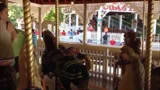 Idlewild Park Carousel POV Artizan Band Organ Playing [upl. by Ahsener]