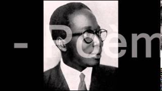 Léopold Sédar Senghor  Poème à mon frère blanc [upl. by Neelon]