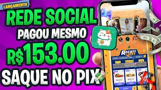 Rede Social Melhor que Instagram Pagou R150 no Pix🤑 APP para GANHAR DINHEIRO via PIX 2024 [upl. by Samale]