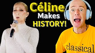 Celine Dion at Olympics 2024 Opening Ceremony in Paris Reaction [upl. by Dorey]