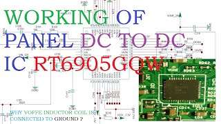 How works panel DC to DC ic RT6905GQW and the generation of Vcom Voltage [upl. by Amerak]