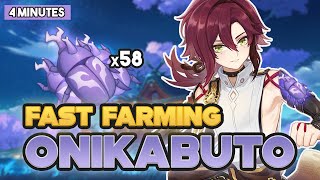 Onikabuto Quick Farming Location amp Best Route  Genshin Impact [upl. by Afirahs506]