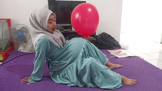 KAGET GARA2 TIUP BALON PERUT JADI HAMIL JUMBO DAN MELAHIRKAN BALON [upl. by Aylad509]