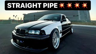 Straight piped 328i e36 [upl. by Ajnotal]