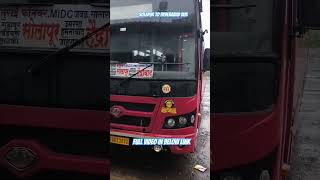 Solapur to Hyderabad msrtc bus shorts shortsfeed youtubeshorts viralvideo trending busmyvideo [upl. by Thesda992]