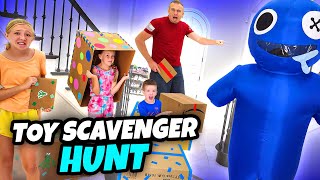 Rainbow Friends in Real Life Steal Our Surprise Eggs Toy Scavenger Hunt [upl. by Schapira693]