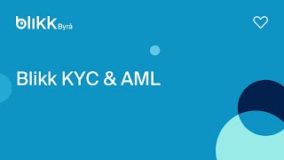 Demo av Blikk KYC amp AML [upl. by Courtund]