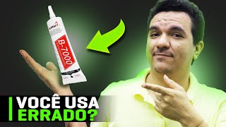 Como USAR a cola BRANCA corretamente✅ Vai colar igual cola PRETA Dica prof Edy CompCel [upl. by Ylloj]