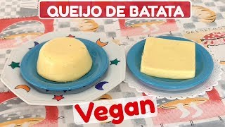 Como Fazer QUEIJO de BATATA VEGANO  KATIA VEGANA CANAL VEGAN NO YOUTUBE [upl. by Hgielsa]