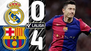 🎥 Real Madrid vs Barcelona 04  El Clasico Match Review La Liga 20242025 [upl. by Yvette]