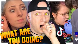 Shocking TikTok Piercing Fails  Piercings Gone Wrong 47  Roly Reacts [upl. by Vivyan]