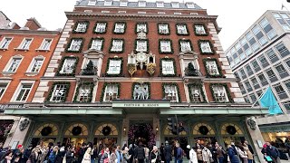 Fortnum amp Mason A Christmas Spectacle of Elegance and Luxury shopping london [upl. by Ahsaelat]