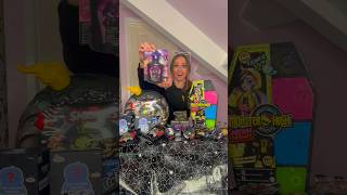 ASMR TAKING A LUCKY DIP INTO 100 BLACK ONLY MYSTERY TOYS😱🕷️🎩🐦‍⬛🖤 SPOOKY FIND😰 Shorts [upl. by Leary]