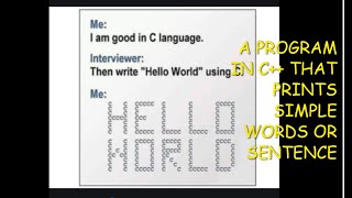 HOW TO PRINT A SIMPLE SENTENCE OR WORD IN C LANGUAGE  DEV C  HELLO WORLD [upl. by Anawad]