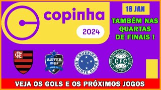 ⚽ COPINHA 2024 – FLAMENGO E CRUZEIRO SEGUEM FIRMES [upl. by Lynett824]