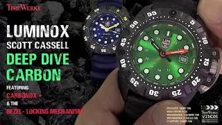 Luminox Scott Cassell Deep Dive Carbon 1550 Series [upl. by Marcelline472]