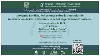 8° Sesión del Seminario Universitario quotLas familias en las sociedades contemporáneasquot [upl. by Fayth470]