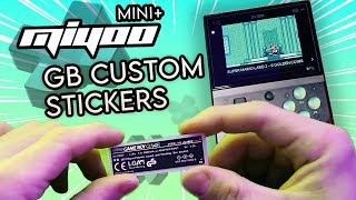 Miyoo Mini Custom GBC Stickers [upl. by Pfosi]