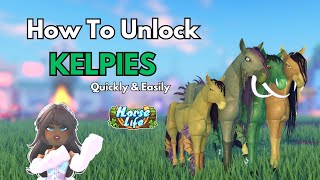 How To Unlock Kelpies Quickly amp Easily For New Players Horse Life Roblox [upl. by Kliman]