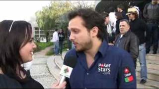 Hugo Tavares actor da TVI joga na Solverde Season [upl. by Eendyc]