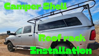 Camper Shell Roof Rack Installation [upl. by Adali]