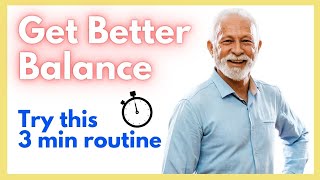 Single BEST Exercise to Improve BALANCE in Seniors [upl. by Anrym]