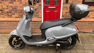 2021 SYM FIDDLE 125CC E5  FULL TOUR ENGINE COLD START REV amp RIDE PAST [upl. by Eilrahs]