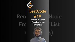 LeetCode19 Remove Nth Node From End of List  Python [upl. by Toback]