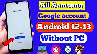 Finally New Method 2024 Samsung Frp Bypass Android 1213 Without pc Google Account Remove [upl. by Bellina66]