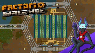 Filling in Cells  Factorio 20 Space Age Day 16 [upl. by Leirum]