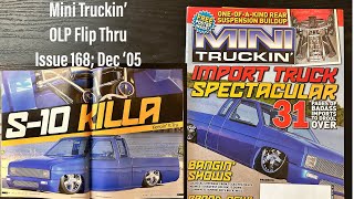 Mini Truckin Magazine Issue 168 Dec 2005 [upl. by Eerbua]