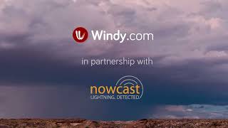 Windy brings a realtime global lightning strikes tracking [upl. by Remo]