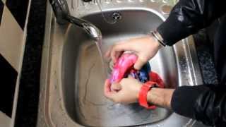 How To Tie Dye a T Shirt Part 44 Washing Out [upl. by Eelarat]