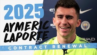 AYMERIC LAPORTE SIGNS UNTIL 2025  MAN CITY [upl. by Haram886]